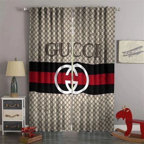 gucci curtains sale|gucci wallpaper interior.